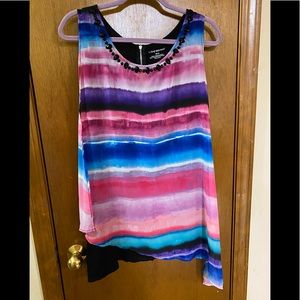 Lane Bryant layered blouse, size 18/20